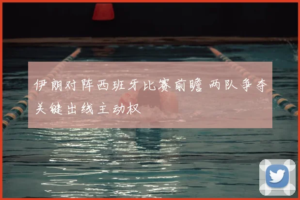 伊朗对阵西班牙比赛前瞻 两队争夺关键出线主动权